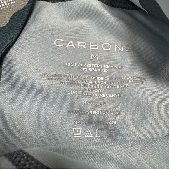 Carbon Camo Print High Waist Leggings Size Medium - Picture 3 of 8